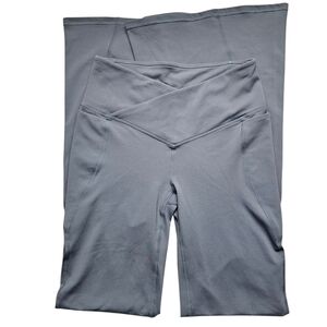 Fabletics Midnight PureLuxe High-Waisted Cross Over Flare Size Small